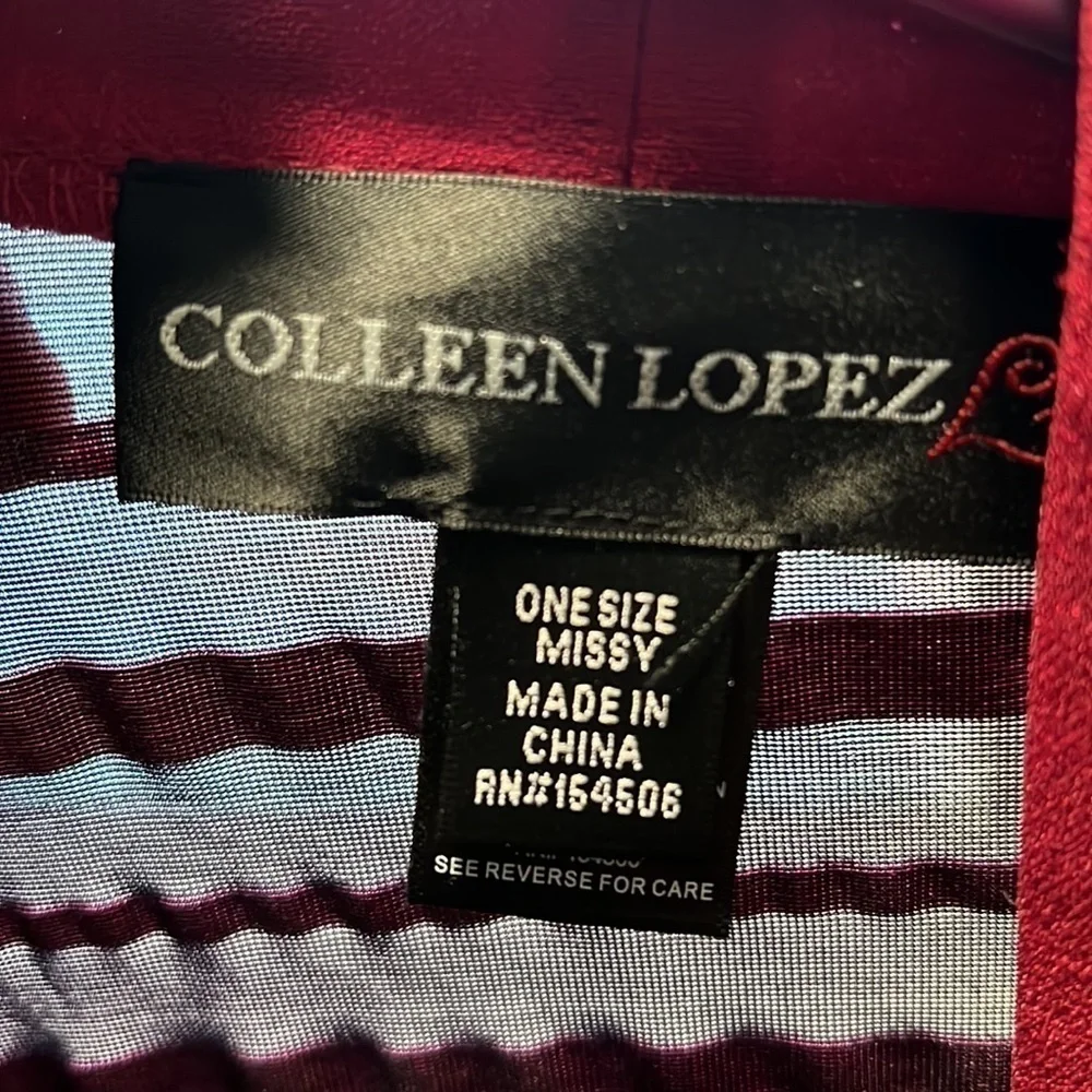 Colleen Lopez Lavish Layer Embellished Burnout Topper